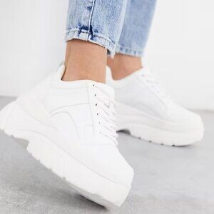 Topshop White Chunky Sneakers
